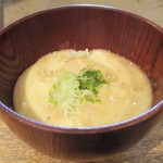 柳家 - むかごご飯に山芋をたっぷりかけて頂きます。お代わりも頂きました。