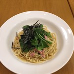 ポポラマーマ - ほうれん草とベーコンのしょうゆ