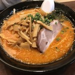 らーめん十勝 - 辛みそラーメン＋めんま