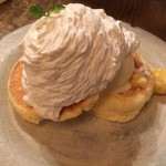 ESPRESSO D' WORKS yellow - スフレパンケーキ♪フワフワプルプルシュワシュワで口に入れると溶けてなくなる食感♪