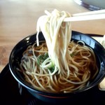 おかだ紅雪庭 - 蕎麦は、細麺