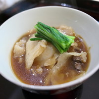 西麻布 大竹 - 岐阜の熊肉と下仁田ネギの煮物