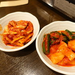 くわはた - キムチ盛り合わせ