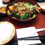 Ootoya - 料理写真:1711_Ootoya -大戸屋- KelapaGading Mall_炭火焼バジルチキンサラダ定食＠97,000Rp