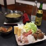 Kominka Izakaya Komachi - 寄せ鍋（鶏白湯スープかあっさり塩味スープをお選び下さい。