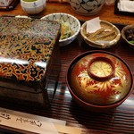 うなぎの甚八 - 4,300円の二段重