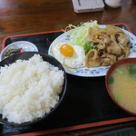 味処花しょく - 焼肉定食大盛り（￥810）