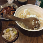 打牙祭 - 醤萝卜とごはん