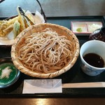 手打そば 鬼七 - 野菜天そば￥1,188(税込)