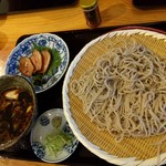 そば処 御嶽 - 鴨ざる蕎麦1300円
