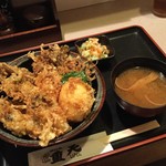 天ぷ羅 重天 - 天ぷ羅 重天　「牡蠣天丼」1250円