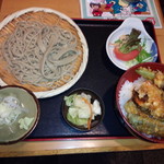 名水手打そば処 大草 - 冷たいお蕎麦と天丼