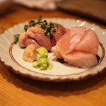 Shutei Zorome - 朝〆地鶏刺