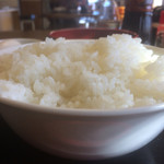 おふくろ亭 - 白ホル定食 ニンニク醤油 飯大 温泉玉子 500円