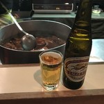 ふじ井 - とりあえず瓶ビールでしょ