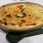 大洗料理つかさ - カキとキノコのグラタン