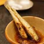 旬席 鈴江 - 琵琶湖の子持ちモロコ