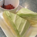 Yuzu miso cabbage