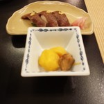 そば庵しづか亭 - 牛肉の握り