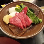 そば庵しづか亭 - 前沢牛赤身