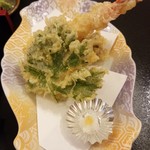 そば庵しづか亭 - 天ぷら