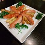 しあわせ中華そば食堂 にこり - フランクフルト自家製マスタード添え