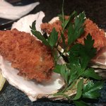 とんかつ マンジェ - 北海道産の牡蠣フライ♫１つ380円