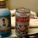新潟ふるさと村 - 日本酒のスパークリング（吉乃川）酒蔵の淡雪、エチゴビール、こしひかり　越後ビール　新潟キャラクター