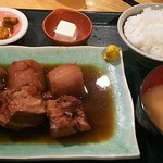 Kouraku - 幸楽煮定食1166円