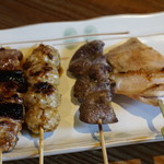 原宿タップルーム - 焼き鳥おまかせ５種
