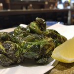 こま - 芽キャベツ唐揚げ