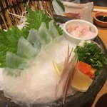 すしの助 - 彼女が大好きなカワハギの刺身