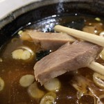 中華そば べんてん - つけ麺のチャーシュー