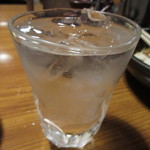 炭火焼肉たけさん亭 - 水割りでいただきます♪