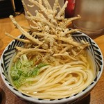 増田うどん - ごぼ天うどん　670円