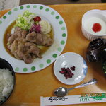 レストラン 花みずき  - 大和豚　生姜焼き膳　950円