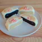 Li zhi Bing Jia - 紅豆沙と緑豆沙。