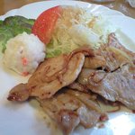 モッキングバード - 日替わりランチの豚しょうが焼き