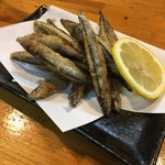 酒処雄 - 小魚のから揚げ