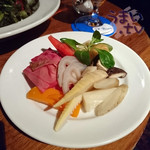 JZ Brat - 「自家製ピクルス」　¥700