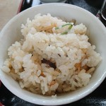 手打ちうどんうえさか - 炊き込みご飯 2017年12月