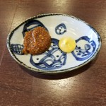 うどん処 喜多蔵 - 手作り生姜みそとカラシ