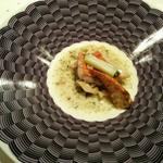 モナリザ - 金目鯛のグリエ筍添え、海の幸ソース