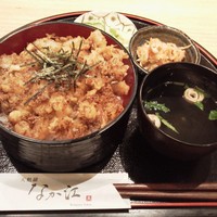 天麩羅 なか江 - かき揚げ天丼１，３００円（税込）