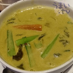 楽屋 - 「季節野菜のイエローカレー」972円
