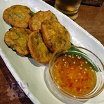 楽屋 - 「海老のすり身揚げ」　　972円