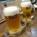 たん焼専門店 高甲 - モルツ　生