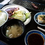 わらじ - お昼の定食です。