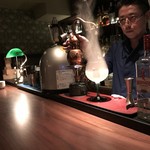 バー プライベート ポッド 新宿御苑 - H29.12　ゆずのジントニック香り付け