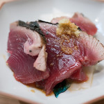 うを徳 - 2017.12 山口仙崎鰹炭火タタキ 京都淀大根